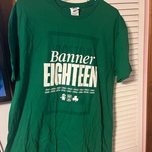 Boston Celtics Banner Eighteen Tshirt